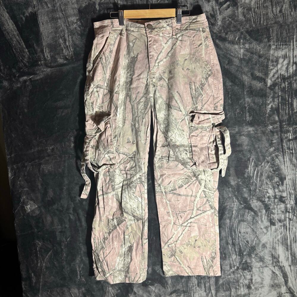 Pink Cammo Cargo Pants